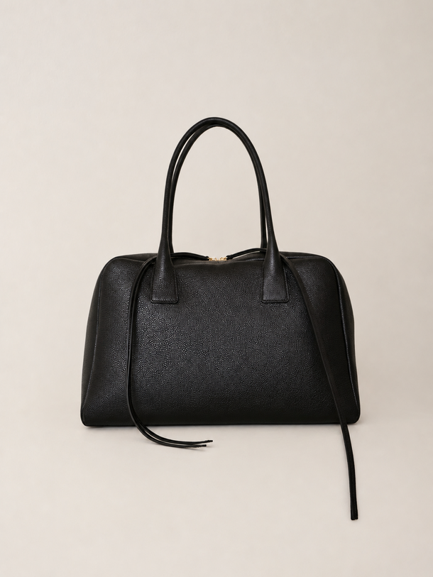 Bowling Bag Black Grained 