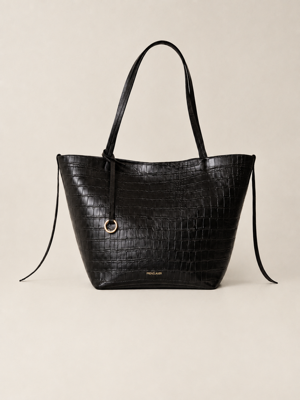 Bowling  Bag Croc-effect Deep Choco