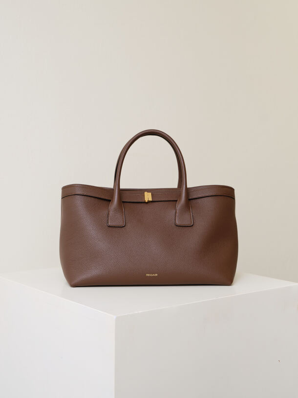 Greta Bag Choco Grained 