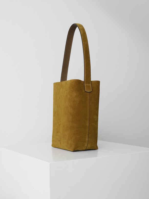 Mami Medium Mustard Suede  